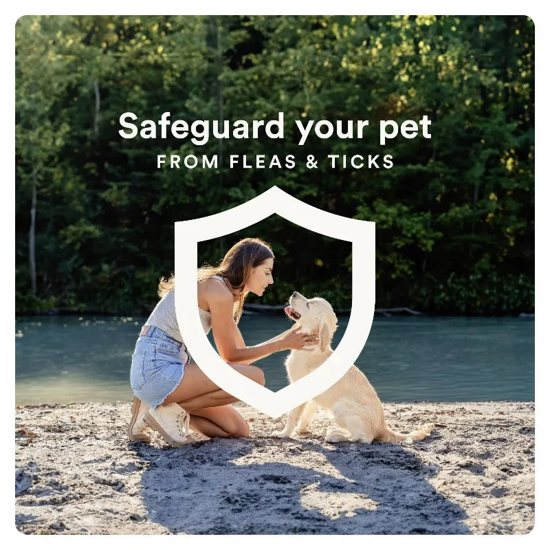 Flea And Tick Prevention For Dogs Waterproof Topical Drops 2 Month Supply