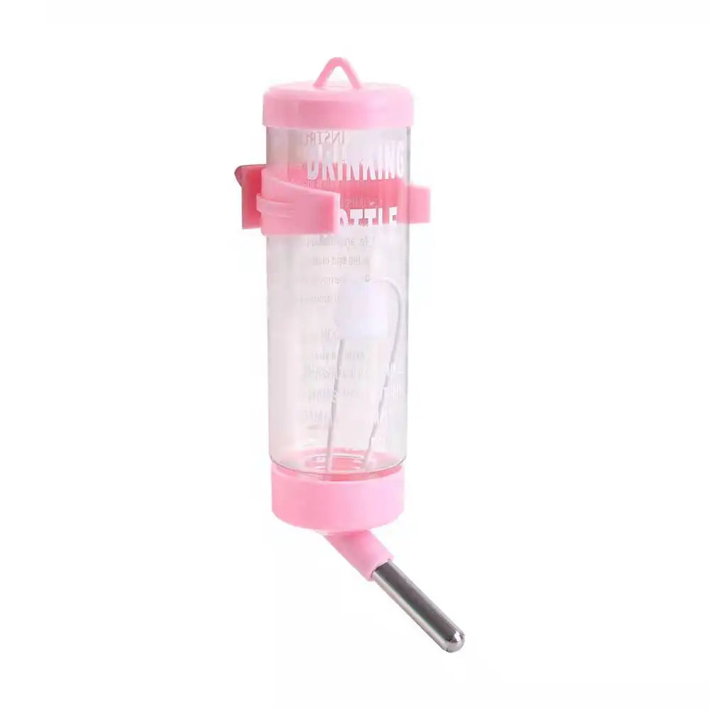 Plastic Hamster Drinker Water Bottle Dispenser Hanging For Small Pets