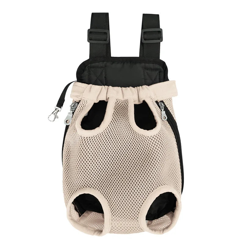Breathable Mesh Pet Carrier Backpack For Small Cats And Dogs