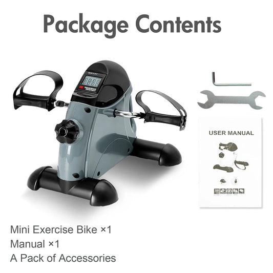 Under Desk Pedal Exerciser Motorized With LCD Display For Leg Arm Knee