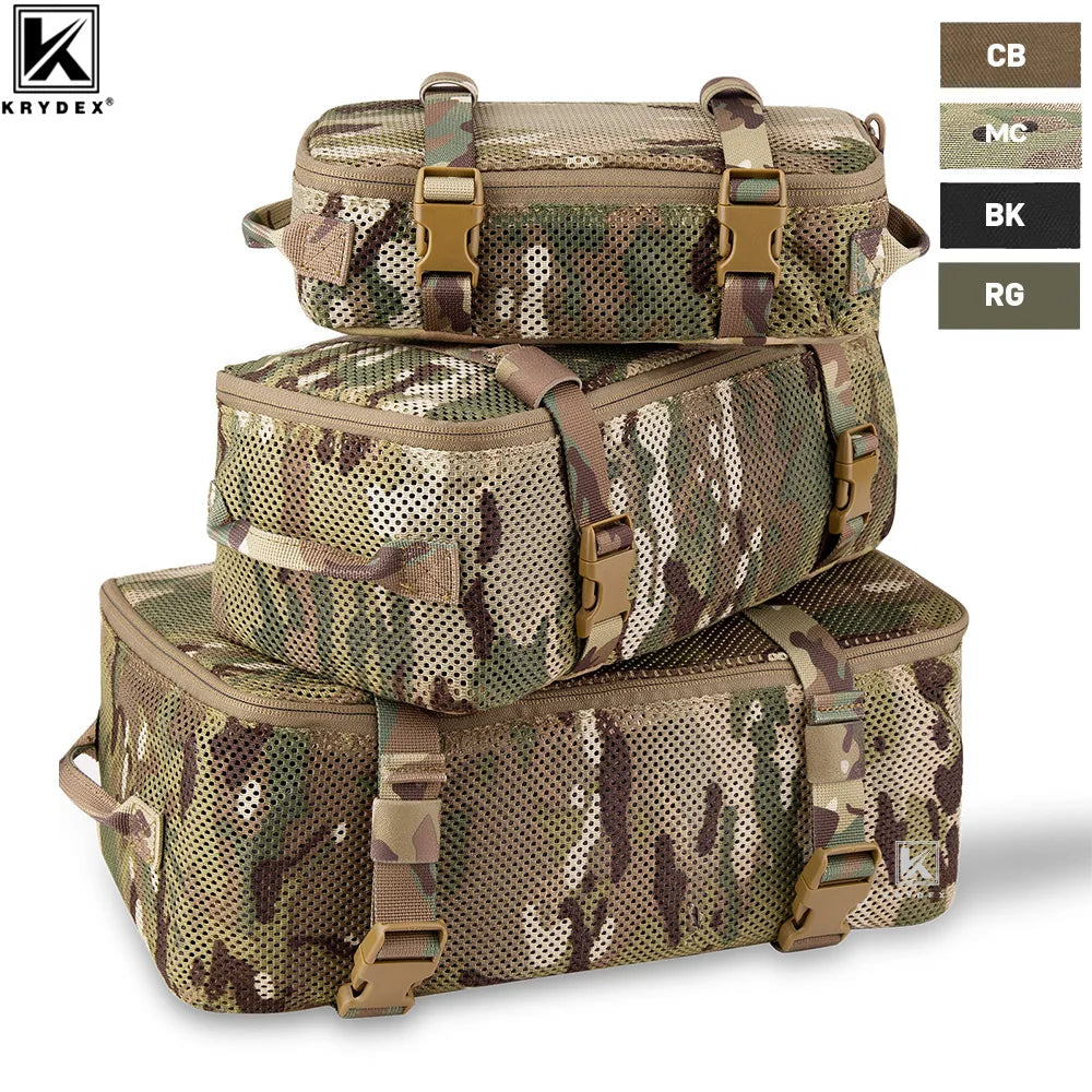KRYDEX Tactical Modular Pouch Set For Travel And Outdoor Gear