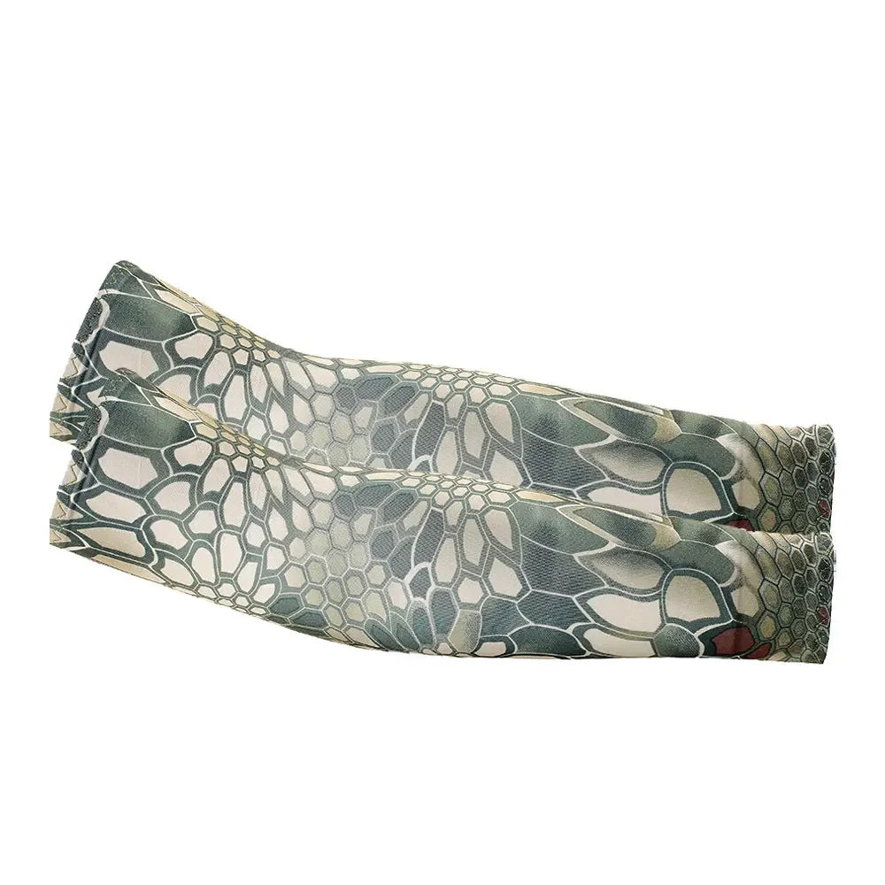 Unisex Cooling Arm Sleeves UV Sun Protection For Running