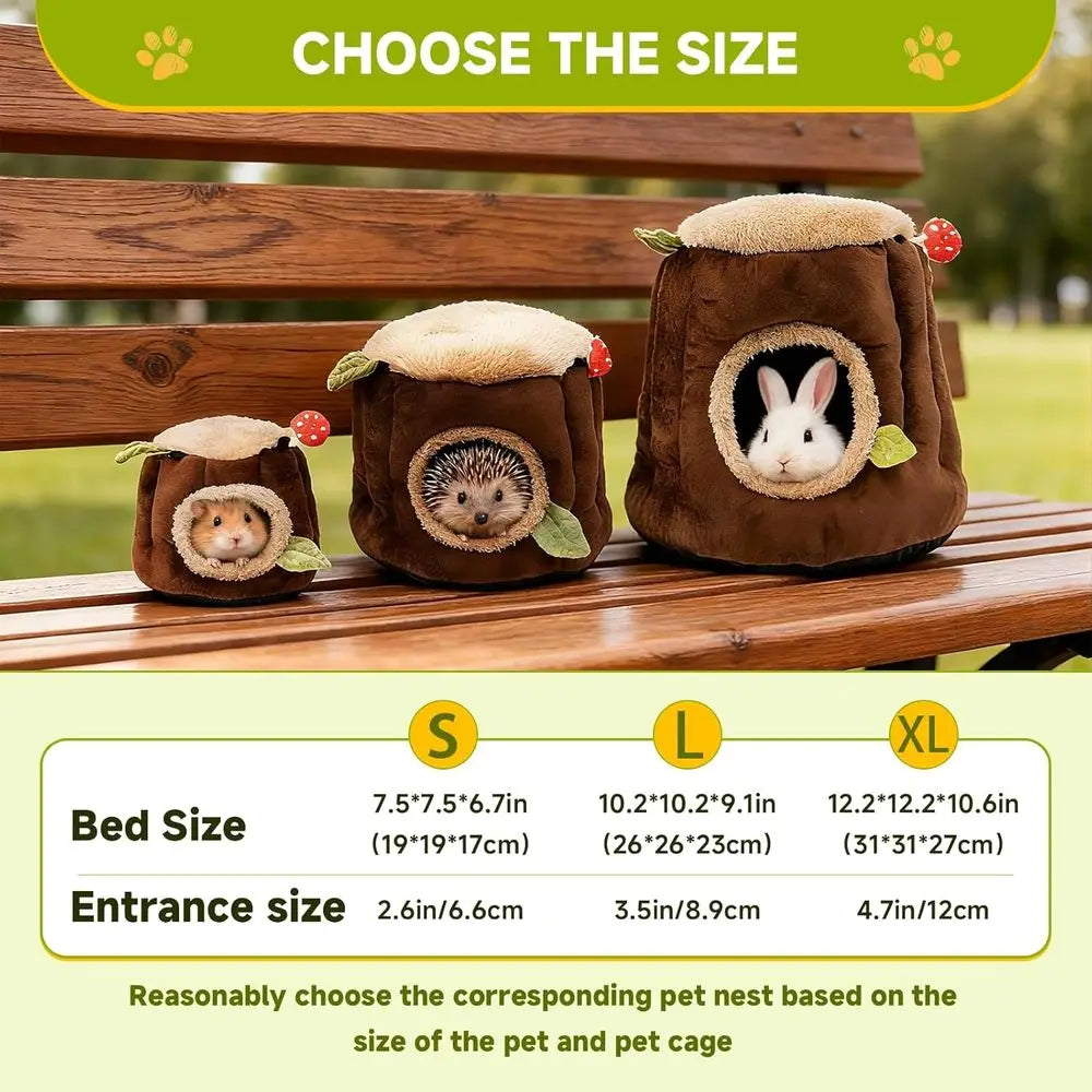 Small Animal Bedding Hideout for Guinea Pigs and Hamsters