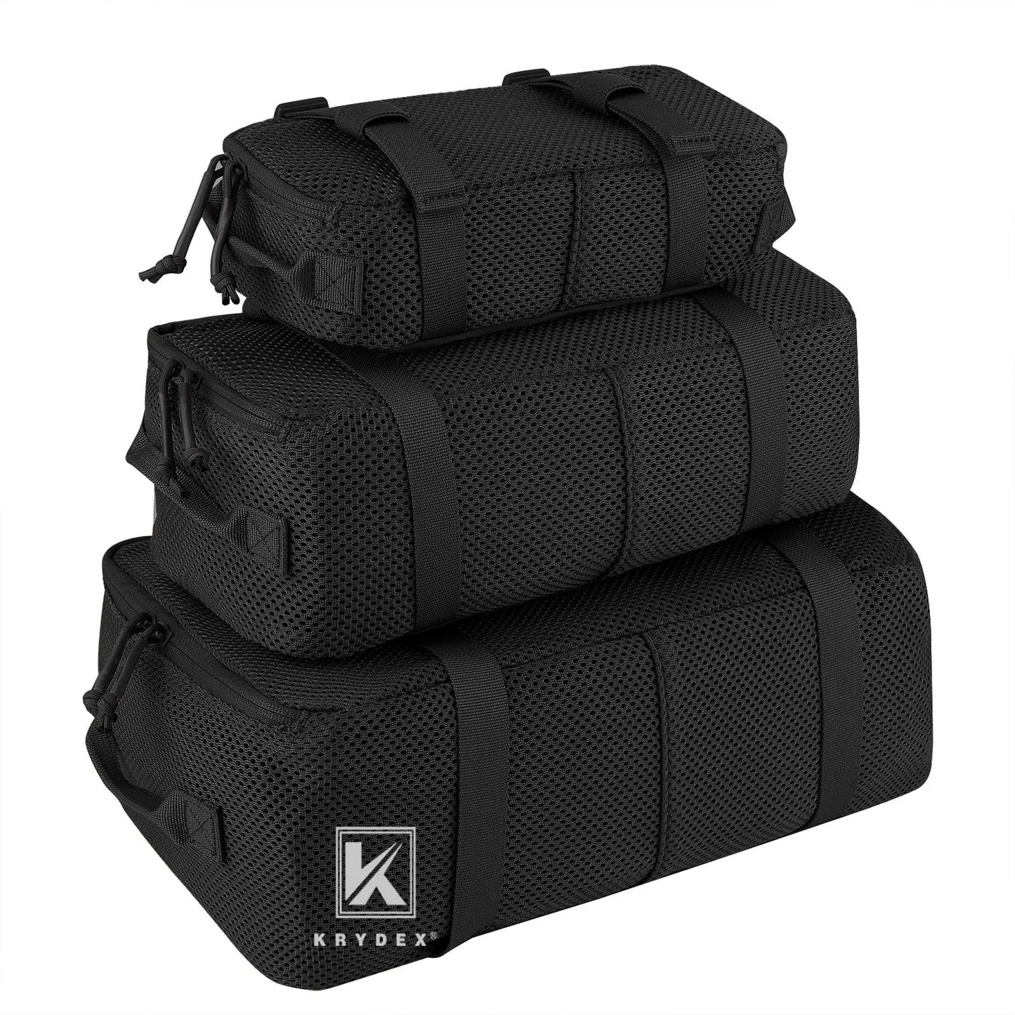 KRYDEX Tactical Modular Pouch Set For Travel And Outdoor Gear