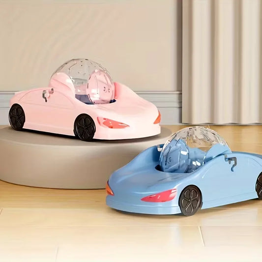 Interactive Hamster Running Wheel Toy With Rolling Balls