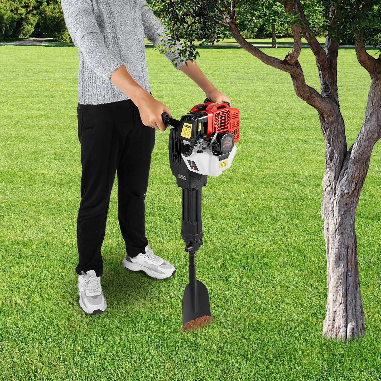 Bymaocar 1900W Garden Tree Digger Shovel Root Tool
