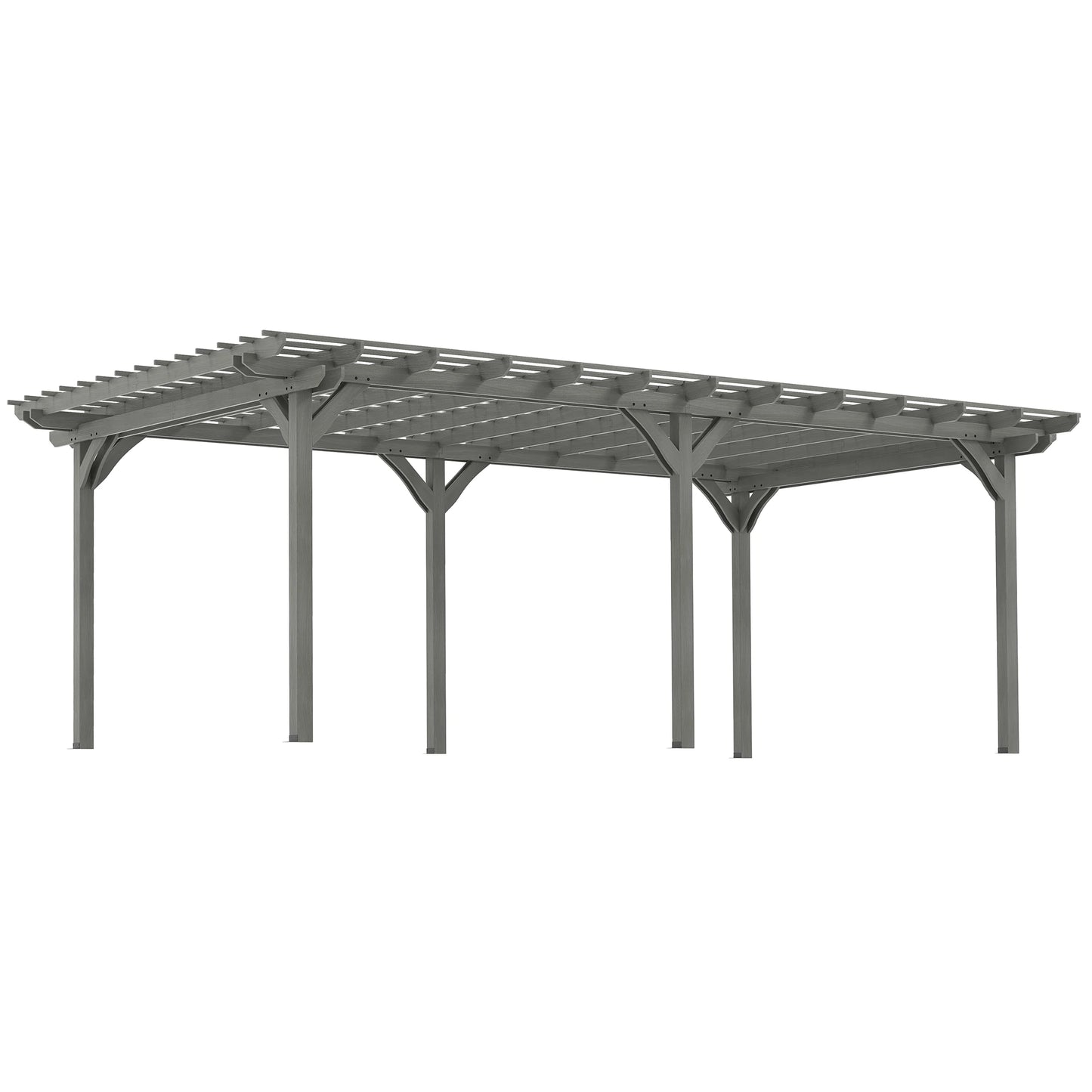 Wooden Outdoor Pergola Gazebo With Stable Structure